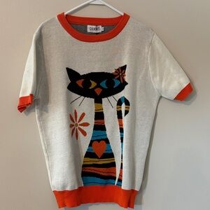 Oknit Women’s Retro knit sweater size 2XL